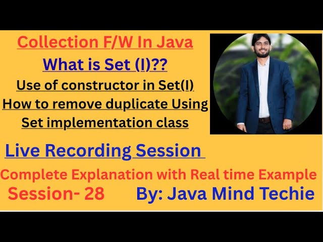 Collection in Java | Use of Constructor and how to remove duplicate using set Implementation class 