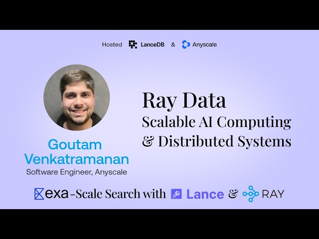 Ray Data: Scalable AI Computing & Distributed Systems