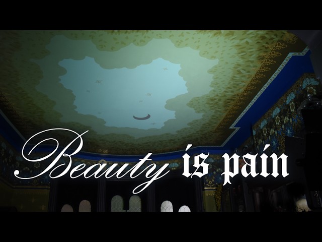 Painting a Mural on my Ceiling // A Sewing Parlor Forest Clearing