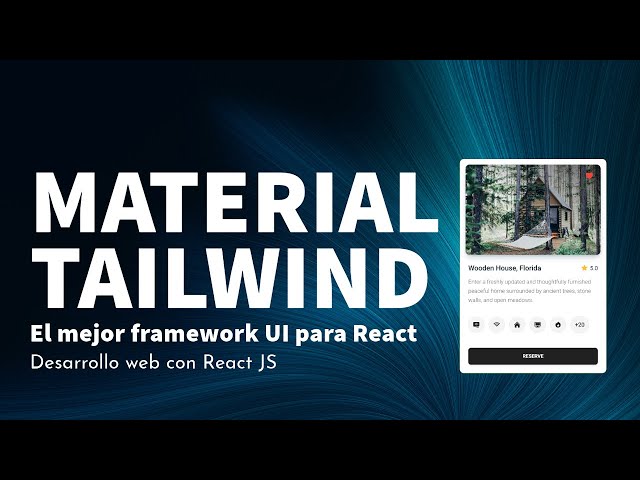 Cómo instalar Material Tailwind para React JS - El mejor framework UI