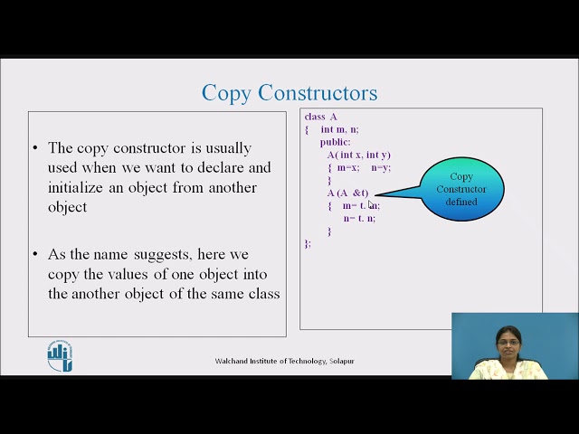 Copy Constructor