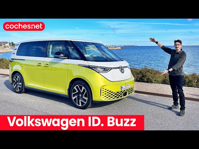 VW ID. BUZZ | Volkswagen Electric Minivan / Van Review | coches.net