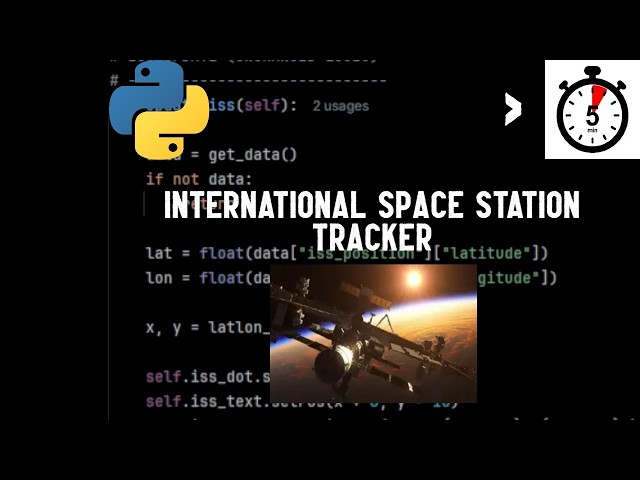 How to make the BEST ISS tracker using Python in under five minutes!