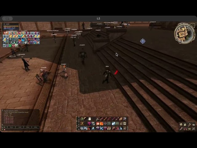 LuniAge - LineAge 2 on Unity (Crowd simulation)