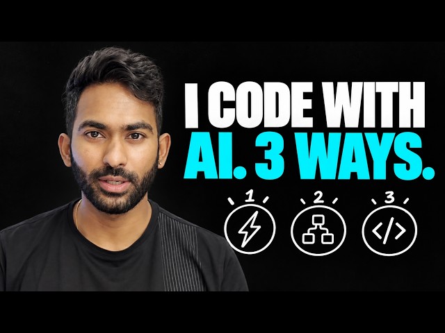 How I Actually Code With AI as a Software Engineer (3 Ways)