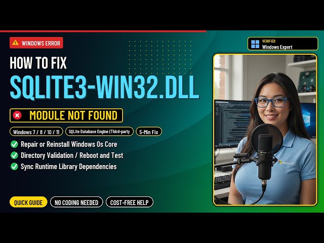 sqlite3-win32.dll Missing? Quick 32-bit Fix!