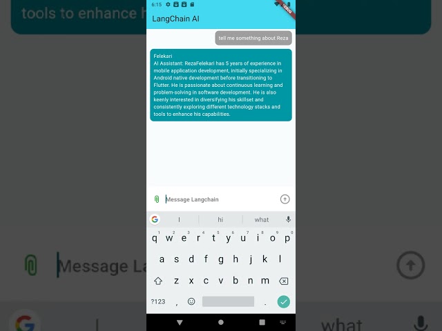 Building a Flutter App with API Integration: LangChain Example