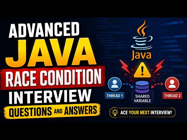 Advanced Java Race Condition Interview Questions and Answers | Tough Questions for Java Developers