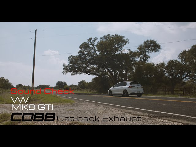 COBB Tuning - Sound Check - Titanium Cat-Back Exhaust for Volkswagen Mk8 GTI
