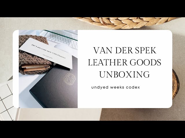 Unboxing Undyed Weeks Codex (VDS)