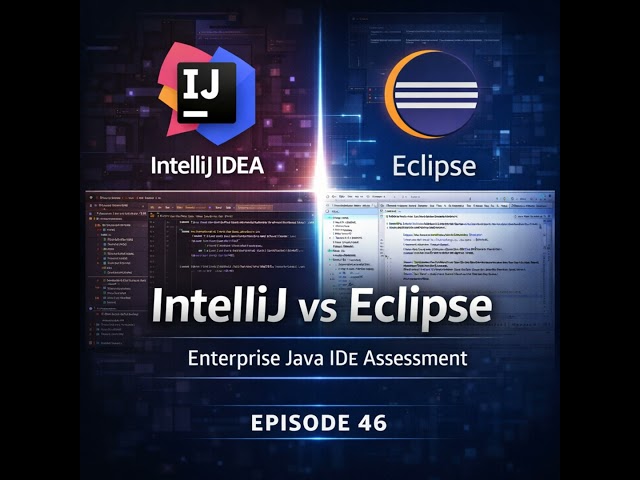 EP 46: IntelliJ IDEA vs Eclipse – Enterprise Java IDE Comparison