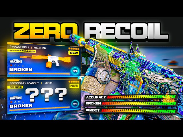the BEST *BROKEN* META LOADOUT in Warzone after the NEW UPDATE! (BUFFED MK35 Setup)