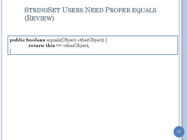 The Java Equals Methods and Overloading vs. Polymorphism