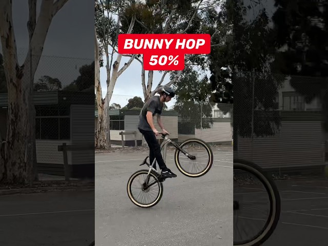 What bunny hop % are you ?! 🤔 #bike #mountainbike #mtb #streettrials #viral #shorts