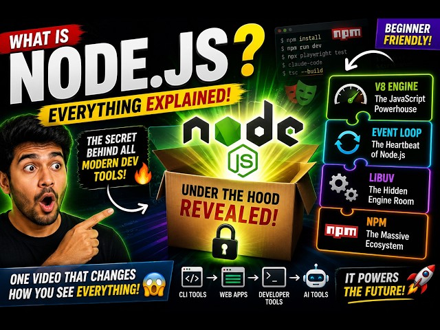 Node.js Architecture — Explained for Absolute Beginners