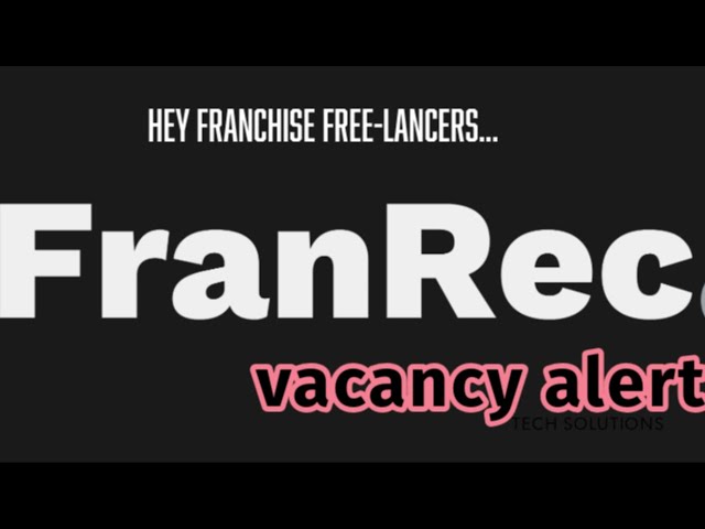 Franchising Freelancers -  Exciting Franchise Manager Role!