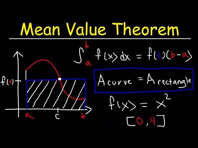 Mean Value Theorem For Integrals