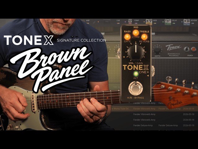 ¡TONEX acaba de clavar el sonido de los Fender Brownface!
