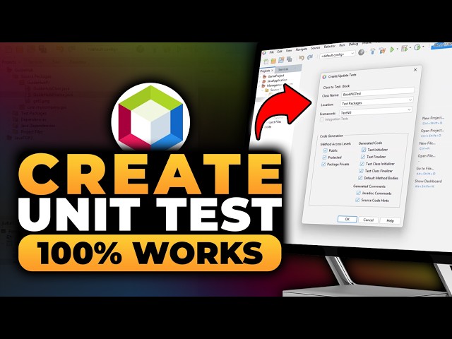 How To Create Unit Test in Java NetBeans (𝟮𝟬𝟮𝟲) | 100% WORKS | NO Yapping, To The Point & EASY!