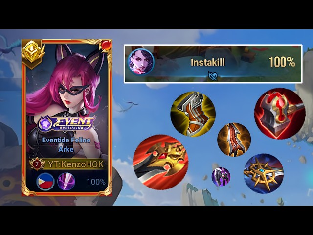The only build you'll need to instantly delete enemies with Arke