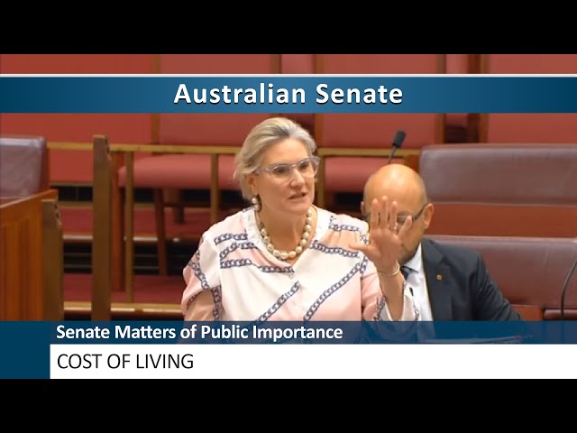 Senate Matters of Public Importance - Cost of Living