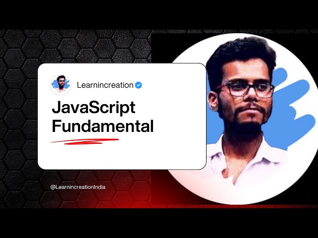 Why Use JavaScript? JavaScript Tutorial for  Beginners | Learnincreation