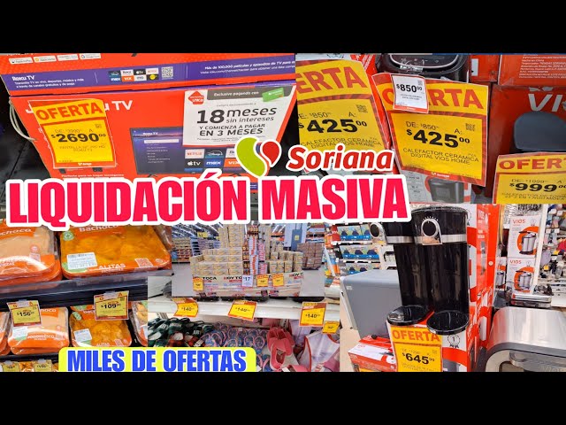 SORIANA IS GIVING EVERYTHING AWAY!! Appliances at HALF PRICE, TVs, Cell Phones, Shoes on CLEARANCE