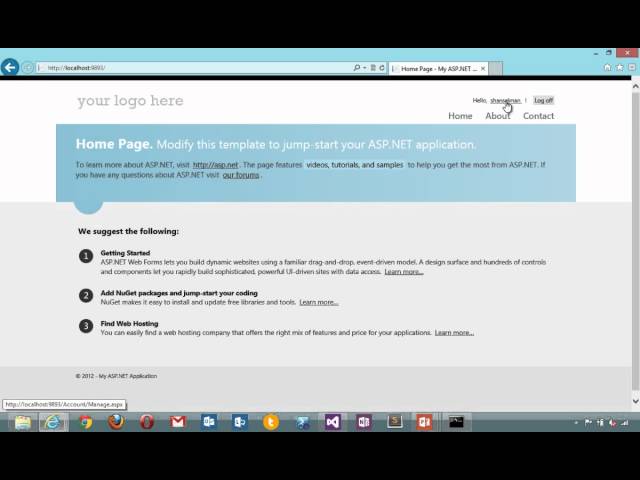 OAuth in asp.net 4.5