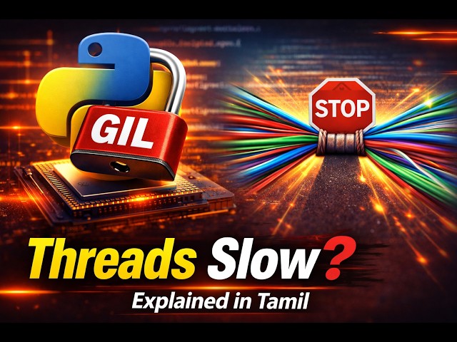 Python Threads Slow? The Hidden Reason | GIL Explained in Tamil