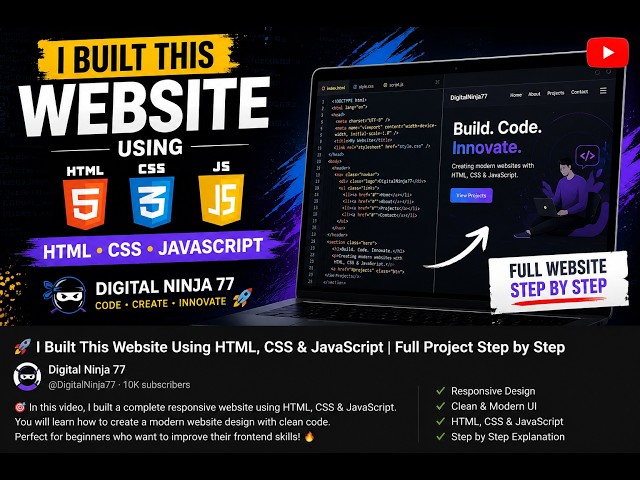website development,web development,coding,html css javascript, website from scratch,coding tutorial