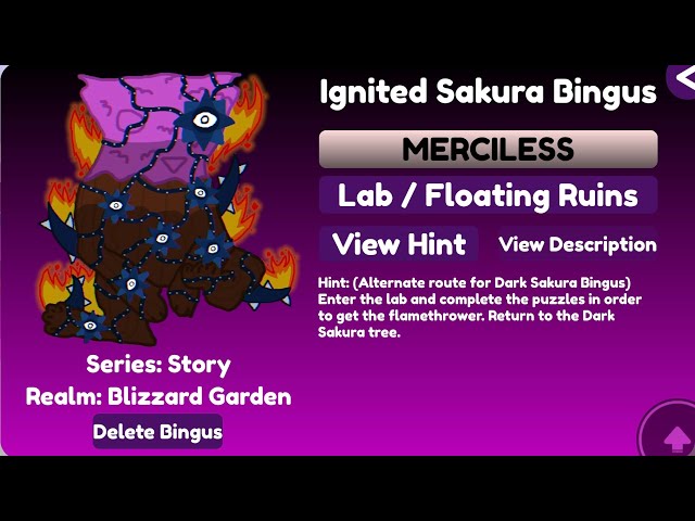 How to get ignited sakura bingus in ftb