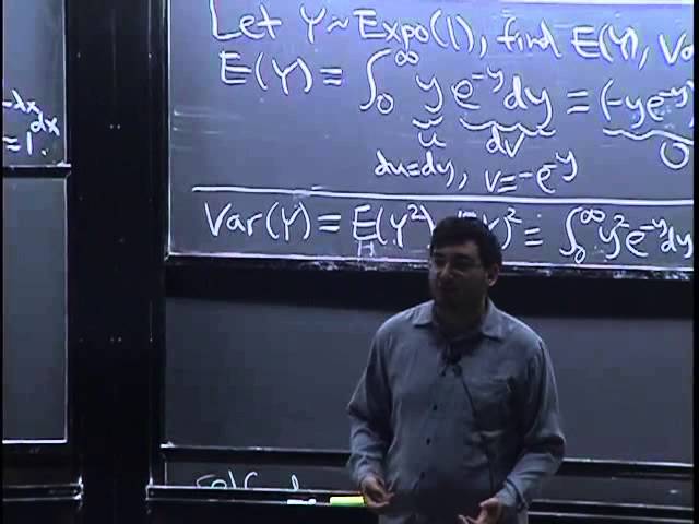 Lecture 16: Exponential Distribution | Statistics 110