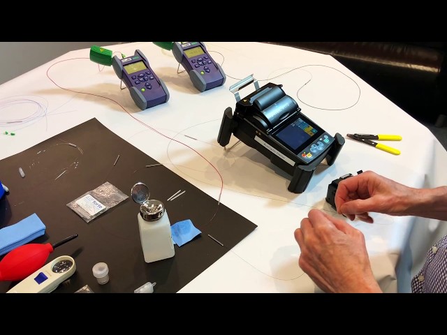 FITEL S179A Fusion Splicer Demonstration (Full video)