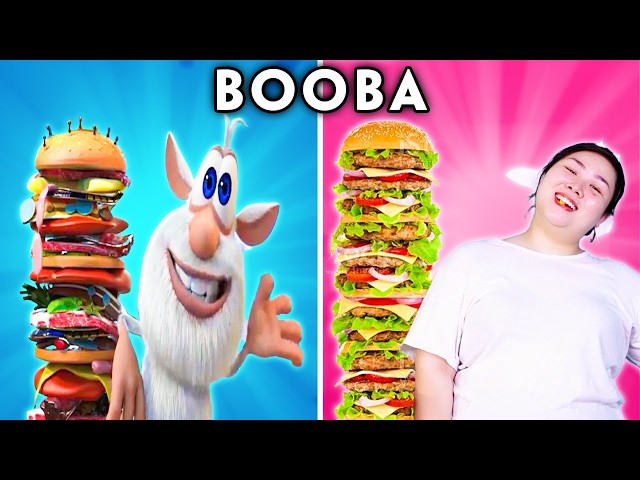 Booba Burger - BOOBA WITH ZERO BUDGET BOOBA FUNNY ANIMATED PARODY |  Woa Parody