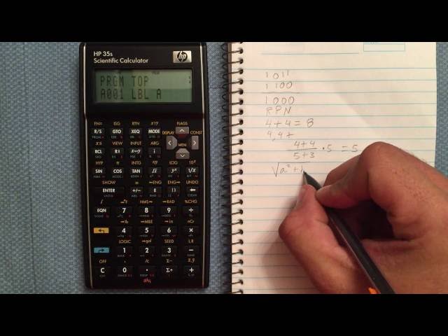 Programación básica de HP 35s