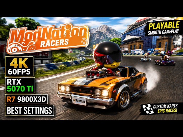 ModNation Racers | RPCS3 Emulator 2026 | Best Settings | RTX 5070 Ti | R7 9800X3D | 4K 60FPS
