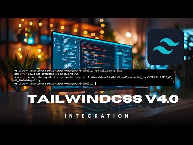Fix 'npx tailwindcss init' Error | Tailwind CSS v4 Proper Installation in Vite