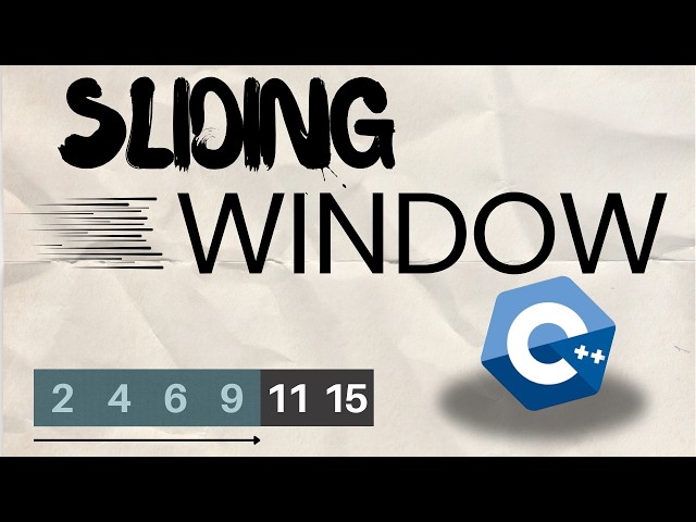 Sliding Window Technique Explained | DSA for Beginners