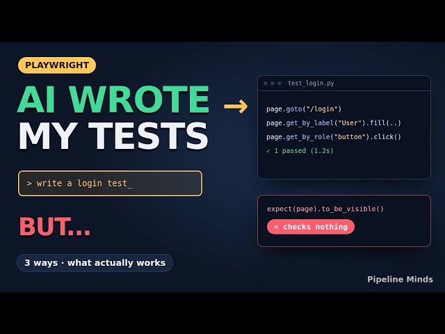AI Wrote My Playwright Tests