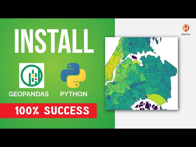 How To Install Python GeoPandas || 100% Success || Python For Geospatial Analysis
