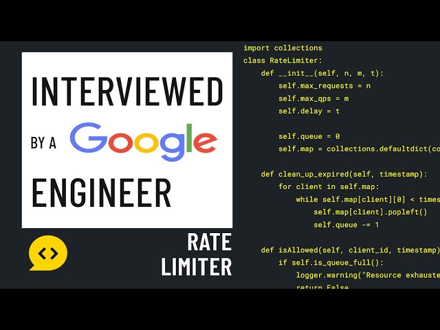 Rate Limiter: Python Interview with a Staff-level Google Engineer