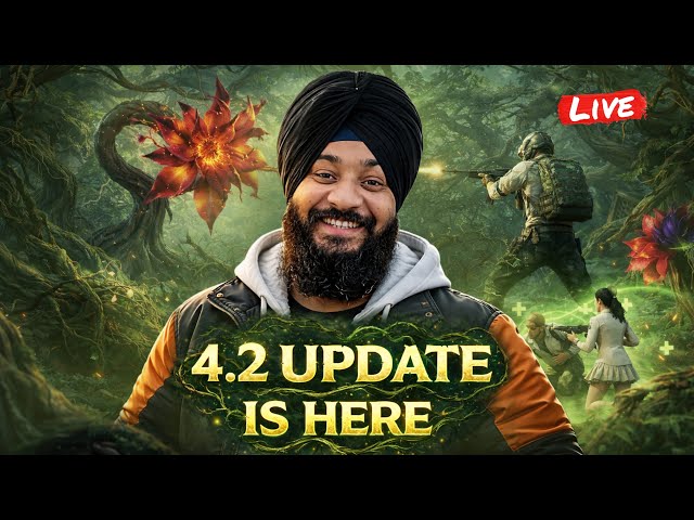 CHICKEN DINNER 4.2 UPDATE-PUBG/BGMI LIVE #pubglive #pubgfunnymoments #pownin #bgmi