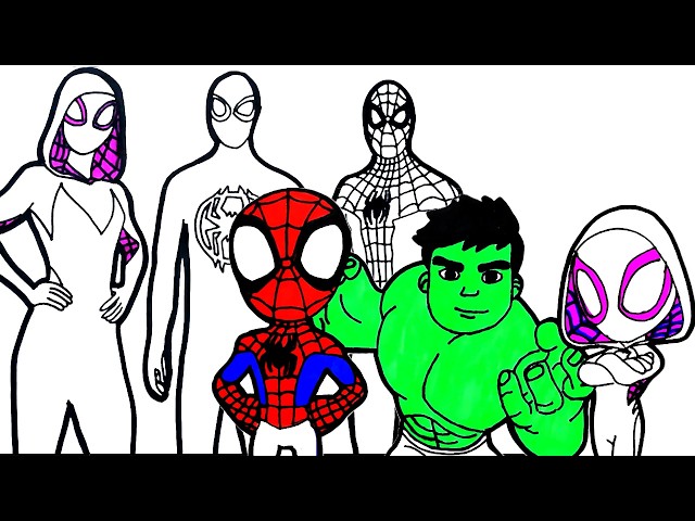 Spider-Man  Drawing Tutorial! 🕸️ Easy for Beginners
