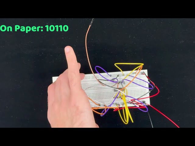 Arithmetic Operations in the Binary System and a Real IC on a Breadboard!