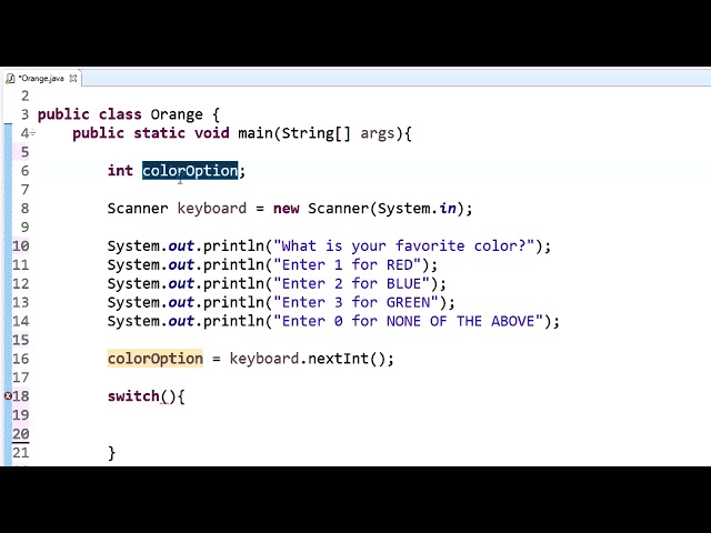 Java Programming Tutorial - 9 -Switch statement
