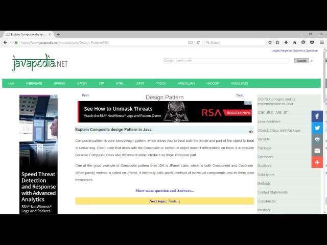 Explain Composite design Pattern in Java. | javapedia.net