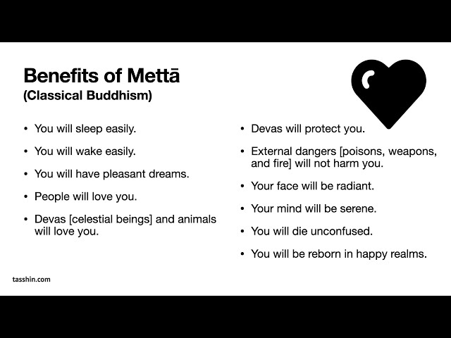 the eleven benefits of loving-kindness practice