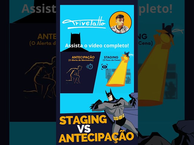 Staging vs. Antecipação: Você sabe a diferença? #shorts #animation