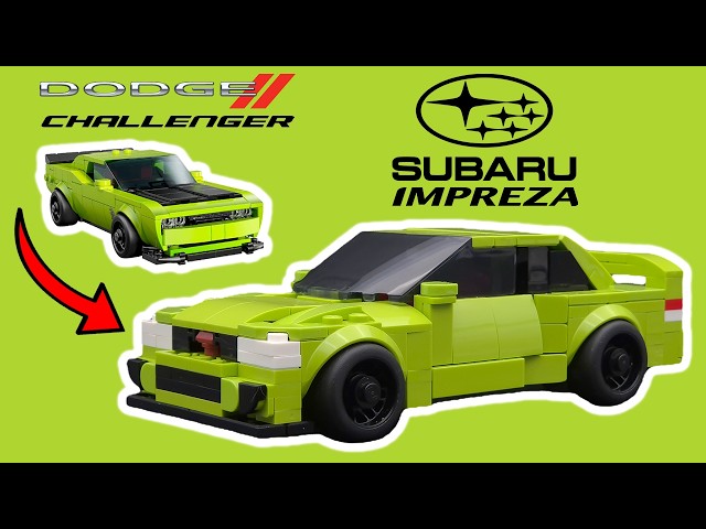 77237 Subaru Impreza 22B  - Lego Speed Champions Alternative MOC Tutorial