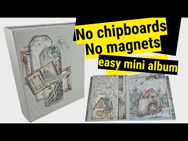 Stamperia mini album "Herbarium Silvae" | Available Video Class | Album For Sale